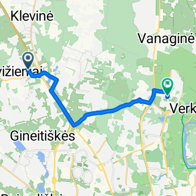 Saulės gatvė to Santariškių gatvė