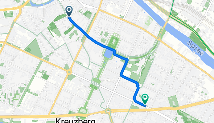 Annenstraße, Berlin nach Oranienstraße, Berlin