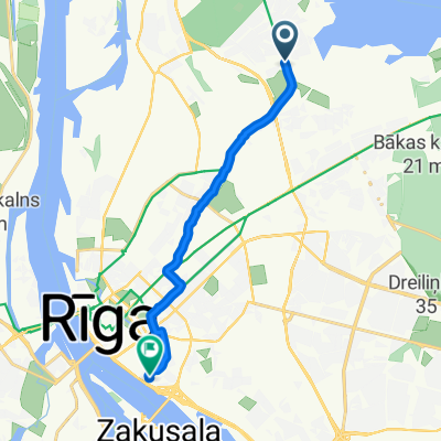 Kokneses prospekts, Riga to Lastādijas iela, Riga