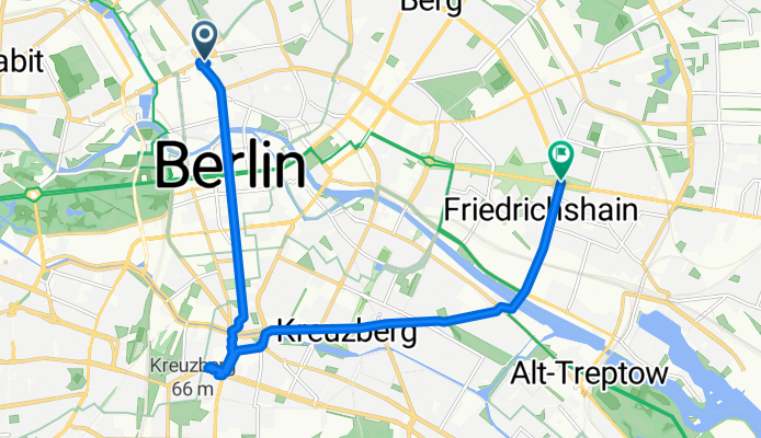 Invalidenstraße, Berlin nach Frankfurter, Berlin