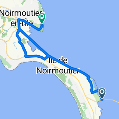 Route du Gois, Barbâtre to Chemin du Fort Larron, Noirmoutier-en-l'Île