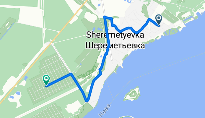 маршрут из Неизвестная Дорога