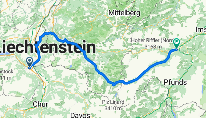 Von Buchs (Sankt Gallen) bis Landeck