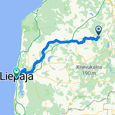Route to Liepaja