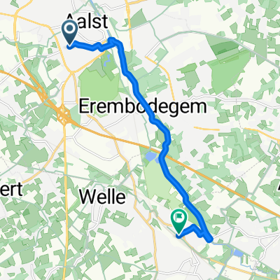 Aalst to Denderleeuw Station