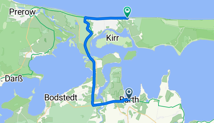 Fischerstraße, Barth nach Straminke, Zingst