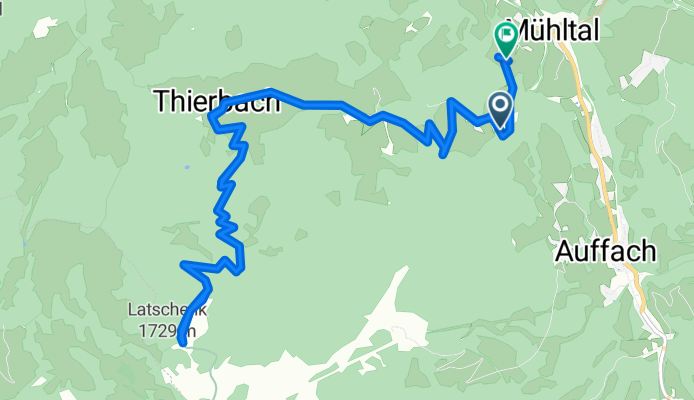Panorama, Wildschönau nach Mühltal, Wildschönau