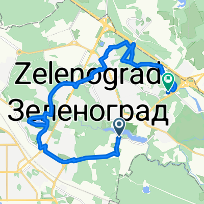 Озёрная аллея, Москва до Зеленоград улица, Москва