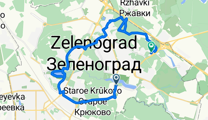 Озёрная аллея, Москва до Зеленоград улица, Москва