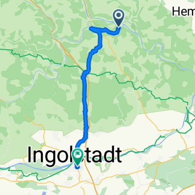 Dietfurt nach Ingolstadt