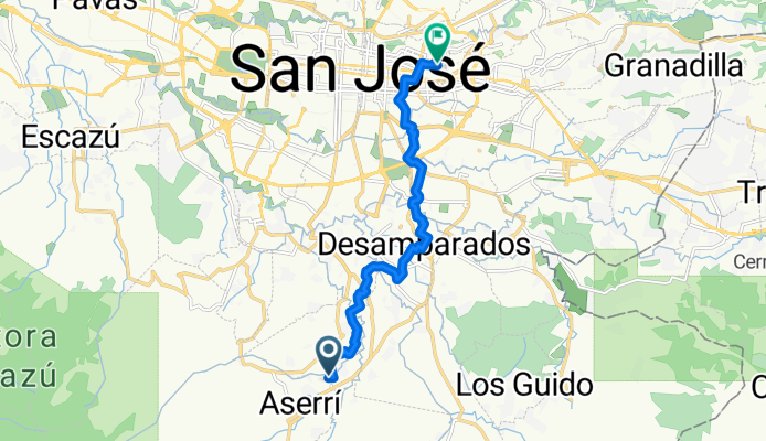 Ruta a Avenida