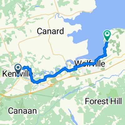 Route to Wolfville