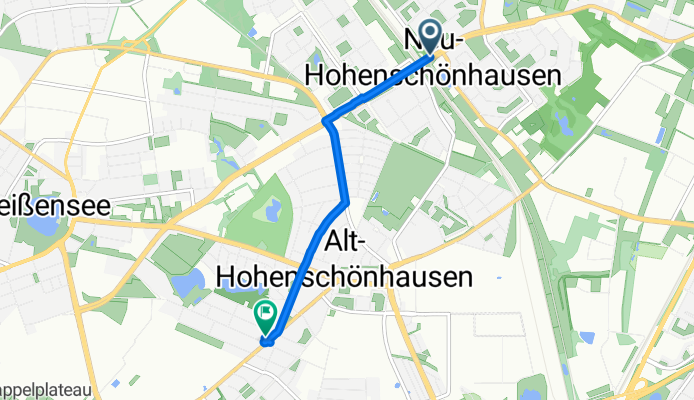 Falkenberger Chaussee, Berlin nach Konrad-Wolf-Straße, Berlin