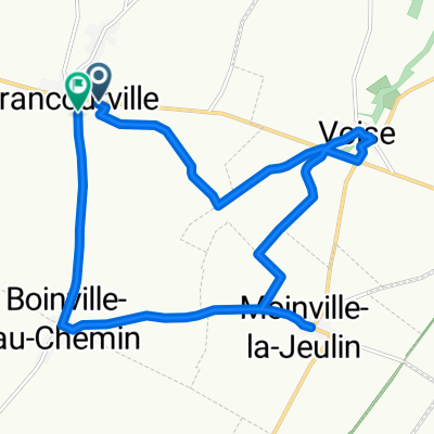 De Rue de la Chaumière à Rue de la Chaumière Bis