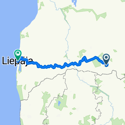 Ķevele, Vītiņu pag. nach Vecliepāja, Liepāja