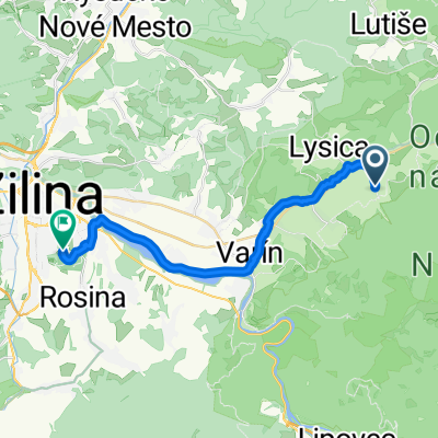 From Belá to Zilina