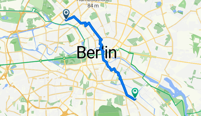 Triftstraße, Berlin to Sonnenallee, Berlin