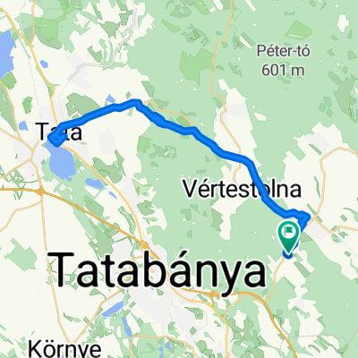 Route in Tarján