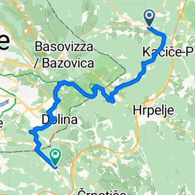 From Lokev to Črni Kal