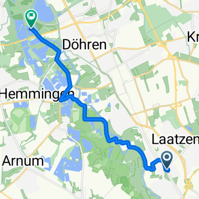 Ginsterweg, Laatzen nach Ricklingen, Hannover