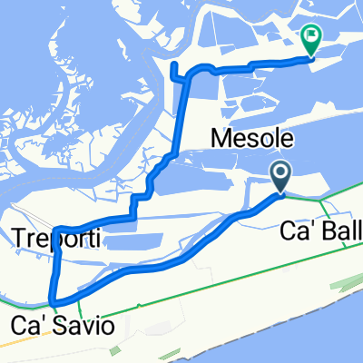 Via Pordelio, Cavallino-Treporti nach Via di Lio Piccolo, Cavallino-Treporti