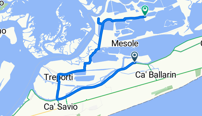 Via Pordelio, Cavallino-Treporti nach Via di Lio Piccolo, Cavallino-Treporti