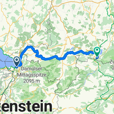 Eschlestraße, Hard nach Lechhalde, Füssen