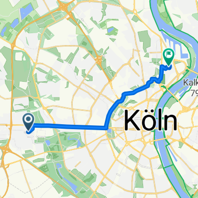 Sudetenweg, Köln nach Schachtstraße, Köln