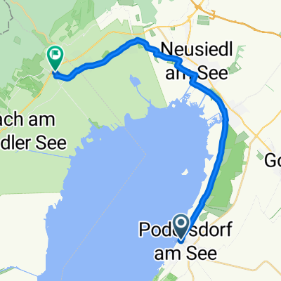 Von Podersdorf am See bis Breitenbrunn am Neusiedler See