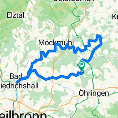 Ohrnberg - Salzbergwerk Bad Friedrichshall - Möckmühl - Bieringen - Ohrnberg