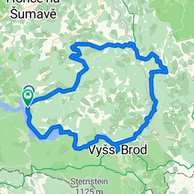 Moldaustausee Vyssi Brod 63km