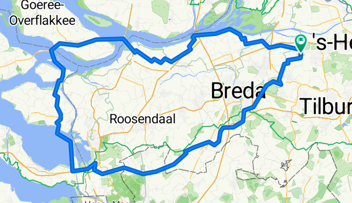 Route in Sprang-Capelle