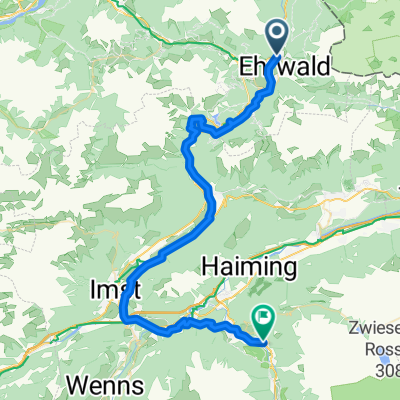 Route nach Oetz