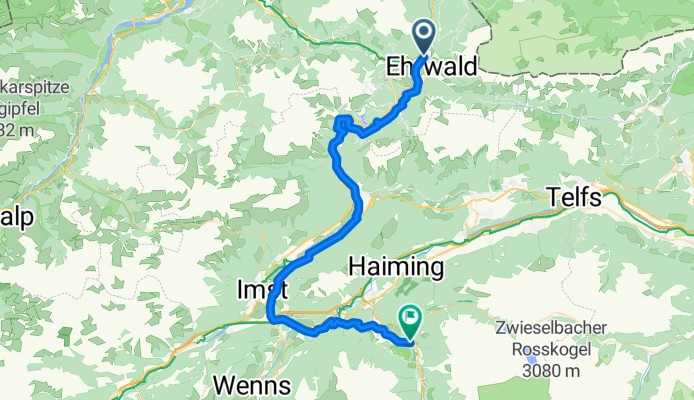 Route nach Oetz