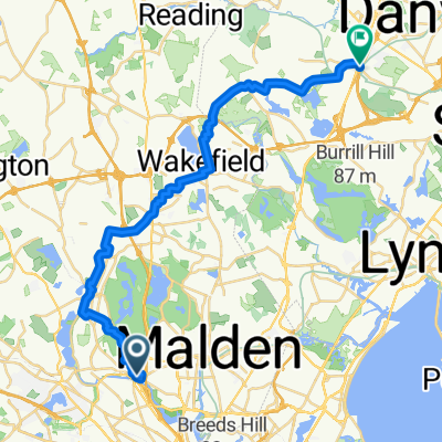 Main St, Medford to Lowell St, Peabody