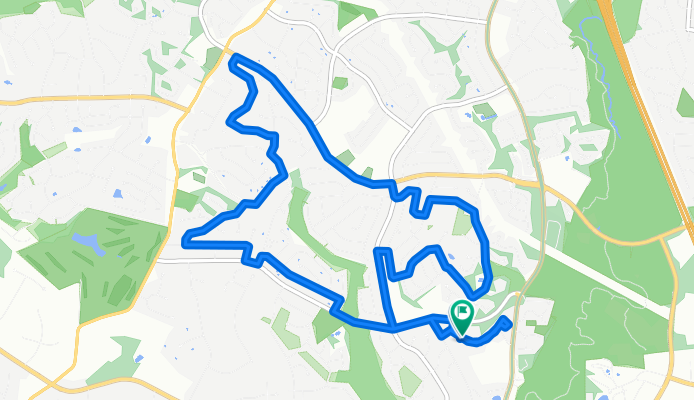 Inverness Ridge Rd, Potomac to Inverness Ridge Rd, Potomac