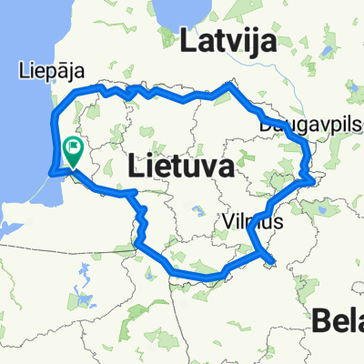 Route in Šilutė