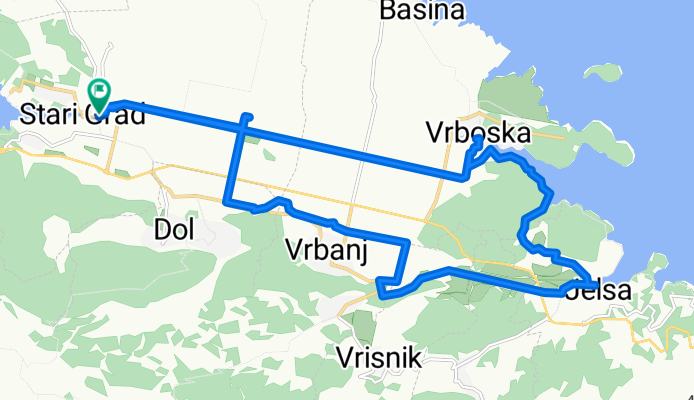 Ulica Marina Sabića to Ulica Marina Sabića