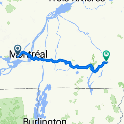 Rue Kingsley, Dollard-Des-Ormeaux to Rue du Palais, Sherbrooke