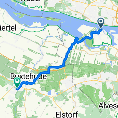 Route nach Am Krankenhaus 1A, Buxtehude
