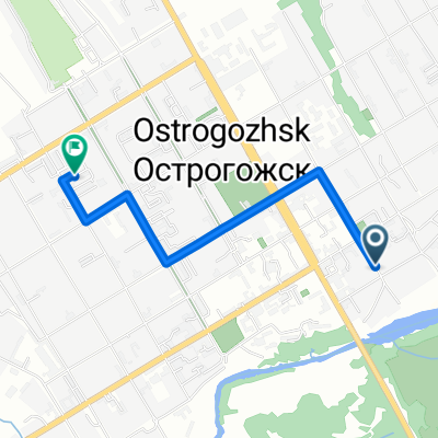 От улица Кузнецова до Комсомольская улица