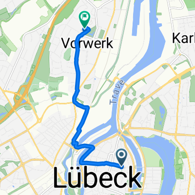 Glockengießerstraße, Lübeck nach Triftstraße, Lübeck