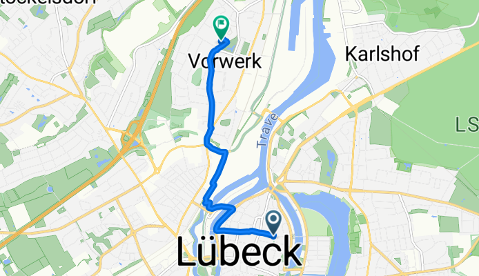 Glockengießerstraße, Lübeck nach Triftstraße, Lübeck