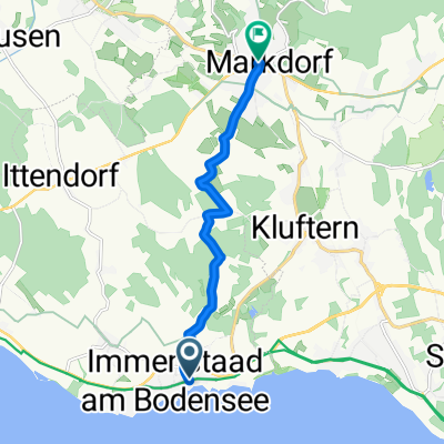 Seestraße Ost, Immenstaad am Bodensee nach Hauptstraße, Markdorf