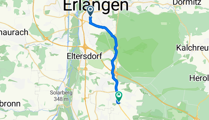 Hertleinstraße nach Am Knappsteig