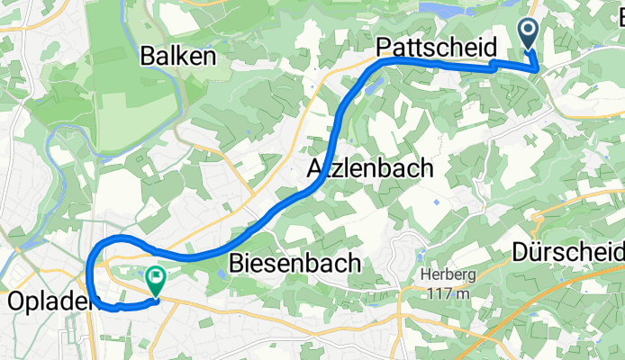 Nagelsbaum, Burscheid nach Pommernstraße, Leverkusen