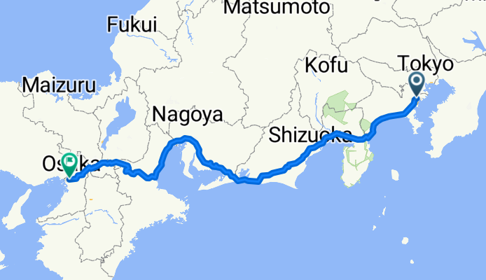 Japan: Osaka To Tokyo
