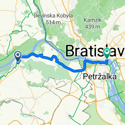 Neustiftgasse, Bad Deutsch-Altenburg nach Pribinova, Bratislava II