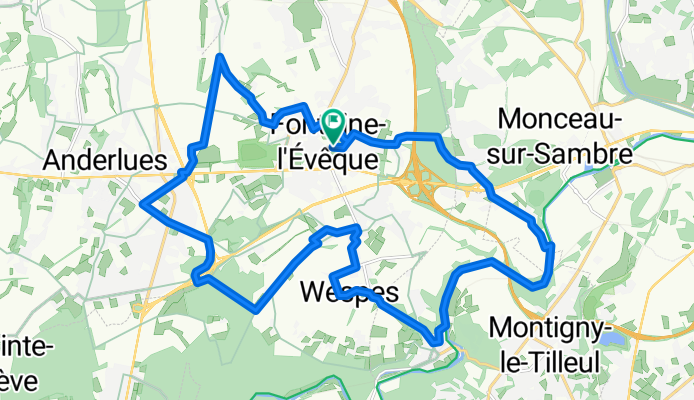Route in Fontaine-l'Évêque