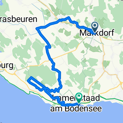 Am Stadtgraben, Markdorf nach Kniebachweg, Immenstaad am Bodensee